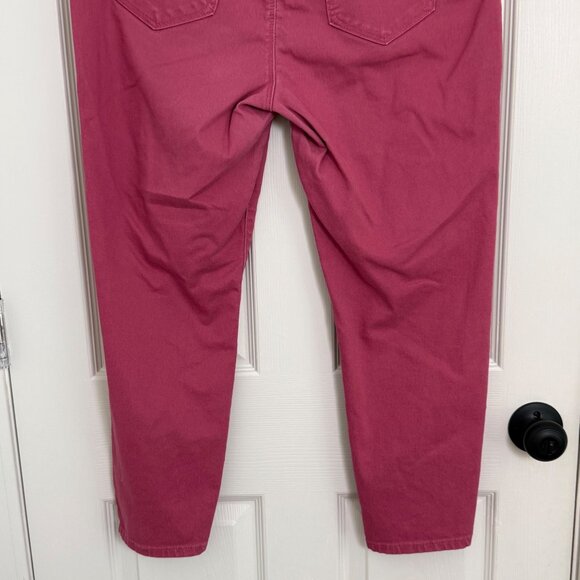 Curve Appeal Jeans Womens 16 High Rise Stretch Casual Pink Minimalist Jegging - Picture 4 of 12